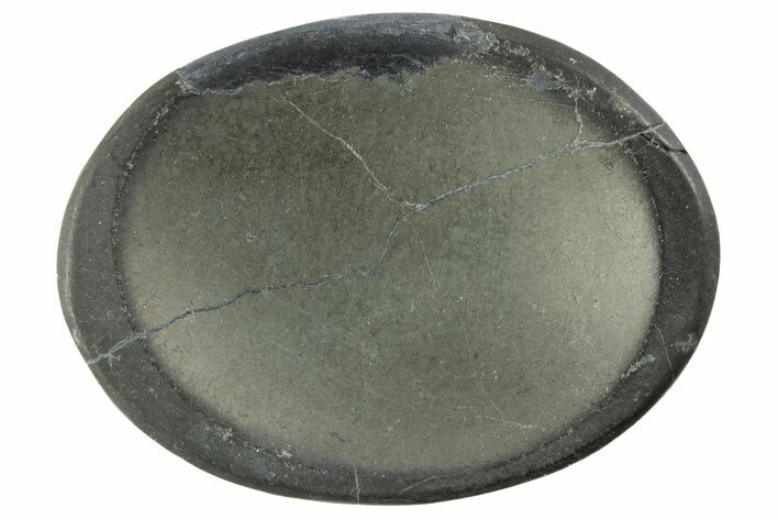 Polished Pyrite Worry Stones - 1.5" Size - Photo 1